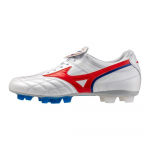 Mizuno Wave Cup SS Jaapan Spordijalatsid Mugavad Libisemiskindlad Vastupidavad Toetavad Jalgpallijalatsid Meestele Jalgpallijalatsid Valge Punane P1GA2439 44.5