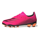 Adidas X Ghosted .3 Mg L&ouml;&ouml;gikindel Keskmise Hinnaklassi &Uuml;mmarguse Varbaosa Paelkinnitusega Vastupidavad Madalad Laste Jalgpallijalatsid Laste Jalgpallijalatsid Roosa Must FY1093 35&frac12;