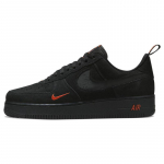 Nike Air Force 1 Low '07 LV8 'Multi Swoosh Black Crimson' tossud DZ4514-001 44