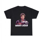Knight Rider raskest puuvillast T-s&auml;rk, David Hasselhoff Michael Knightina, 80ndate TV L