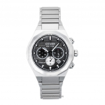 Citizen Zenshin Senkei Kronograaf Super Titaan Must sihver Eco-Drive CA4690-51E 100M Meeste k&auml;ekell must