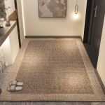 Sissek&auml;igumatt Esik Mustust H&uuml;lgav Kulumiskindel Libisemisvastane Jalamatt 100 * 120Cm