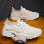 Suvised Flyknit meeste kingad Uued hingavad v&otilde;rkjalatsid Meeste trendikad tossud Kerged meeste vabaajajalatsid 44