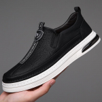 Kevadised uued kingad meestele Nahast vabaajajalatsid Valged lamedad kingad Rula kingad Noorte slip-on looferid 38