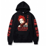 Kawaii Eijiro Kirishima Minu Kangelase Akadeemia Meeste R&otilde;ivad Harajuku Dressipluusid Anime Prindid Kapuutsiga S&uuml;gis Talv Streetwear M