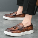 Trend 2025 Uued Luksuslikud Meeste Slip-On Kingad Tutikud Loaferid Vabaaja Nahast Kingad Mehelikud Mugavad Tossud Tenis Masculino Zapatos Hombre 38