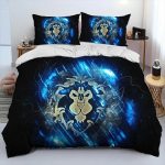World of Warcraft, WOW, M&auml;ngija M&auml;ngija Tekikott Voodipesu Komplekt, Tekikoti Kate Voodi Komplekt Tekikoti Kate Padjap&uuml;&uuml;r, Kuninga Suuruse Kuninganna Suuruse Voodipesu Komplekt 70x133cm 2pcs