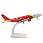 20cm VietJet Airlinesi Lennuk Airbus 320 Airways Lennukimudel Lennuk Diecast Metall 1/400 M&otilde;&otilde;tkava Lennukid Lennukimudel Kaunistus punane