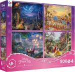 Ceaco - 4 in 1 mitmekomplekt - Disney - Thomas Kinkade - (4) 500-osalised pusled