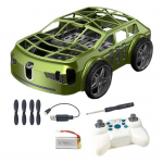 2-&uuml;hes puldiga droon-auto m&auml;nguasi Mini RC lendav auto LED-tuledega Lihtsalt lendav Laste puldiga kvadrokopteri m&auml;nguasi One Battery