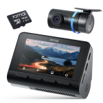 70mai 4K kriipsukaamera A800SE s&otilde;idusalvesti 8MP &ouml;ise n&auml;gemise ja 128 GB SD-kaardiga Funktsioonide hulka kuuluvad &ouml;ine LCD ADAS ohutu s&otilde;it pidev l&ouml;&ouml;gi- ja parkimissalvestus must