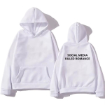 2025 Sotsiaalmeedia Tappis Armastuse Kapuutsiga S&auml;rk Vintage Meeste/Naiste Kapuutsiga S&auml;rgid Harajuku Esteetiline Talver&otilde;ivad Fliisist Pullover Dressipluus M gray