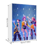 Uus Kpop Deemonik&uuml;ttide Advendikalender K Pop Deemonik&uuml;tid Rumi Mira Zoey Tiiger J&otilde;ulude Tagaloendus Advendikalendri Kingitus 24 P&auml;eva blue