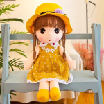 45CM Kawaii T&uuml;drukud Puuvillane Nukk Printsessi Kost&uuml;&uuml;m Cosplay Palus M&auml;nguasi Komplekt Rahustavad M&auml;nguasjad T&auml;idisega T&uuml;druk S&uuml;nnip&auml;ev Valentiini Kingitus roosa