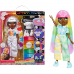 Poup&eacute;e Mannequin - Rainbow High - Watercolor & Create - Multicolore - Personnalisable - Aquarelles Lavables puhas