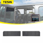 TESIN alumiiniumsulamist tagaklaasi ventilatsioonipaneeli dekoratiivkate Jeep Wrangler JL 2018 &uuml;les v&auml;lisk&uuml;ljele A