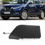 Black Front Bumper Tow Hook Eye Hole Cover Cap ert For Nissan Rogue 2017-