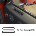 Carbon fiber Interior Exterior Decor Full Set Covers Trim For Ford Mustang 2024+ Door Air Vent Outlet