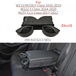 Mercedes W213 W222 W257 Autole Tagumise Istme K&auml;etugi Joogivee Tass Joogihoidja Tassihoidja Statiiv Benz E S CLS Klassi E200 S300 jaoks must