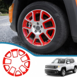 Auto rattakoda Rehvir&otilde;ngas Dekoratiivne Kate Raami Liistud Kleebised Jeep Renegade'ile 2022 V&auml;lisdisaini Tarvikud Small Size 5PCS