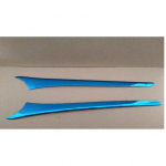 2010 2011 2012 2013 For Toyota Prius prius30 30 New Stainless Steel Car Accessories Plated Rear Trunk Lid Cover Trim Paste Style h&otilde;be