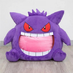 Pokemon Gengar Suure Keelega Pehmed M&auml;nguasjad Anime Lisatooted Suur Gengar Magamispadi Kaheotstarbeline P&auml;evitustekk T&auml;idisega Pehme M&auml;nguasi 50cm lilla