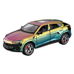 1/24 Lamborghini URUS Bison Maastur Sulamist Mudelauto M&auml;nguasi Diecasts Metallivalu Heli ja Valgusega Autod M&auml;nguasjad Lastele S&otilde;iduk lilla
