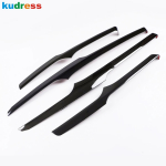 Car ide Inner Door Armrest Panel Cover Trim For Toyota Camry 70 2018   Steel Interior Accessories Stainless SteelBlack