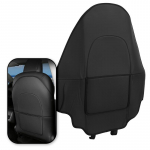 Black PU Leather Car Seat Back Protector Child Anti Kick Pad Mat fit for Tesla Model 3 Y