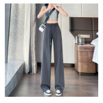 Hallid dressip&uuml;ksid naistele kevadeks ja s&uuml;giseks Uuendatud K&otilde;rge v&ouml;&ouml;koht Sirge s&auml;&auml;rega dressip&uuml;ksid Vabaaeg V&auml;ikesed banaanilaiad p&uuml;ksid 2XL