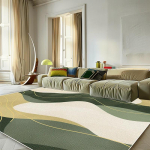 Kaasaegne roheline minimalistlik vaip elutuppa 200x300 Suure pindalaga vaibad Magamistoa kaunistus Pehme elastne V&auml;litingimustes kasutatavad p&otilde;randamatid Pestav 140*200cm