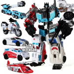 Transformeeruvad robotm&auml;nguasjad HZX Defensor Bruticus Superion Devastator IDW 5 &Uuml;HEKS 6 &Uuml;HEKS &Uuml;KS ILMA KARBI KOMPLEKTID Tegevuskuju KO 6in1