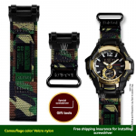 Muudetud l&otilde;uendist randmerihm Casio G-SHOCK Kongba GR-B100 seeria jaoks muudetud nailonist l&otilde;uendist kellarihm meeste k&auml;ev&otilde;ru GR-B100mm kamuflaaž