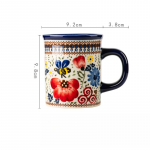 Poola Keraamiline Kruus Kodu Retro Kohvitass Paaritass Loominguline Hommikus&ouml;&ouml;gikruus Teetassid Joogitass T&uuml;drukutele 401-500ml