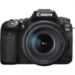 Canon EOS 90D digitaalne peegelkaamera koos EF-S18-135 IS USM objektiivikomplektiga (EOS90D18135ISUSMLK)