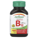 Jamieson Vitamins, B12-vitamiin, pikendatud vabanemisega, 1200 mcg, 80 tabletti