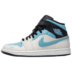 Jordan Air Jordan 1 Mid SE Mid top Vintage Basketball Shoes Men's Beige Blue IM6567-121 44 black
