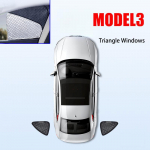 P&auml;ikesekaitse autole Tesla Model 3 Y Juniper Highland 2020-2025 Tuuleklaasi p&auml;ikesekate Esipoolse akna privaatsusvari