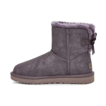 UGG Mini Bailey Bow II Shimmer Fliisvoodriga Lilla Naiste 1112533-NHT 37