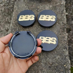 Auto rattarummu keskkate Rummu BBS-i logoga Keskmised rattarummu katted 60mm