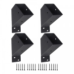 Nurktoe Pergola Komplekt Pergola Kandurid 4 T&uuml;kki Nurktoe Kandur Tugev Riiulikandur Kruvidega &Uuml;hendusdetail
