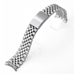 18/20mm t&auml;isterasest President k&auml;ekella rihm kaardus otsaga sobiv Rolex DATEJUST k&auml;ekella rihma jaoks 18mm h&otilde;be