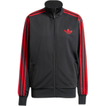 Adidas Originals Triibuline T&otilde;mblukuga Lahtise Kaelusega Huppar Naiste Topp Must JW3664 XS