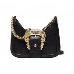 Versace Jeans Couture Vintage Commuter Kett Nahast K&auml;e all Hoidmise K&auml;ekott &Otilde;lakott Naiste k&auml;ekotid Must 73VA4BF5-ZS413-899 Basic Set (Bag+Dust Bag)