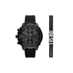 Diesel Kell Automaatne Mehaaniline Liikumine Silikoonrihm Must Tihvt Meeste kellad DZ4650SET Regular Watch Box,Black Dial