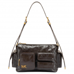 Michael Kors Mk Dakota Logoga Nahast &Otilde;lakott Keskmine Naiste &otilde;lakott &Scaron;okolaad 30S5AM3L8Y-CHOCOLATE Basic Set (Bag+Dust Bag)