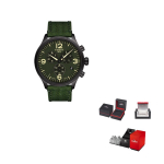 TISSOT Soko kollektsioon Kvartsmehhanism 100 m veekindlus Meeste k&auml;ekell Kell 45 mm Roheline sihverplaat T116.617.37.097.00 Green Dial black