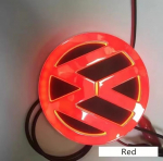 2025 Kuuma 4D LED Volkswageni logo valgus eesmine ja tagumine logo kleebised sobivad Tiguanile/Passatile/Golfile/Polole/Jettale/Beetle'ile/CC-le/MK5/