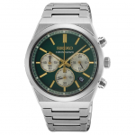 Seiko Sport Series 100M Veekindel Kvartsliikumine Roostevabast Terasest Rihm 40 mm K&auml;ekell Roheline T&auml;hik Meeste kellad SSB461P1 Green Dial
