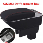 Suzuki Swift k&auml;etoe kasti jaoks Suzuki Swift auto k&auml;etugede autotarvikute jaoks Interj&ouml;&ouml;ri &uuml;ksikasjad Hoiukarbi tagant paigaldatavad osad 2005-2023 must